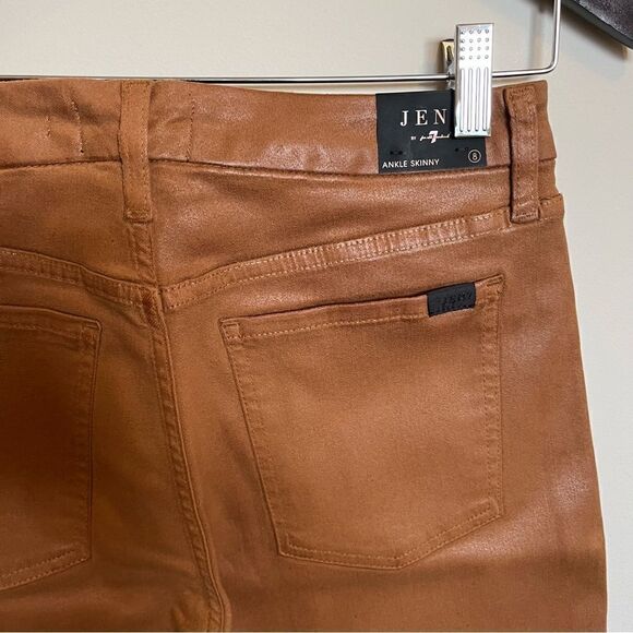Jen7 by 7 For All Mankind Coated Ankle Skinny Jeans - Picture 7 of 9